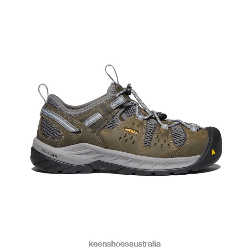KEEN Footwear TLDLTR614 Gargoyle/Blue Fog Atlanta Cool II ESD (Steel Toe) Women