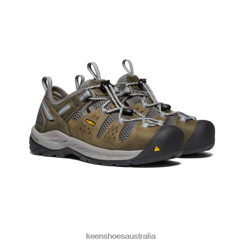 KEEN Footwear TLDLTR614 Gargoyle/Blue Fog Atlanta Cool II ESD (Steel Toe) Women