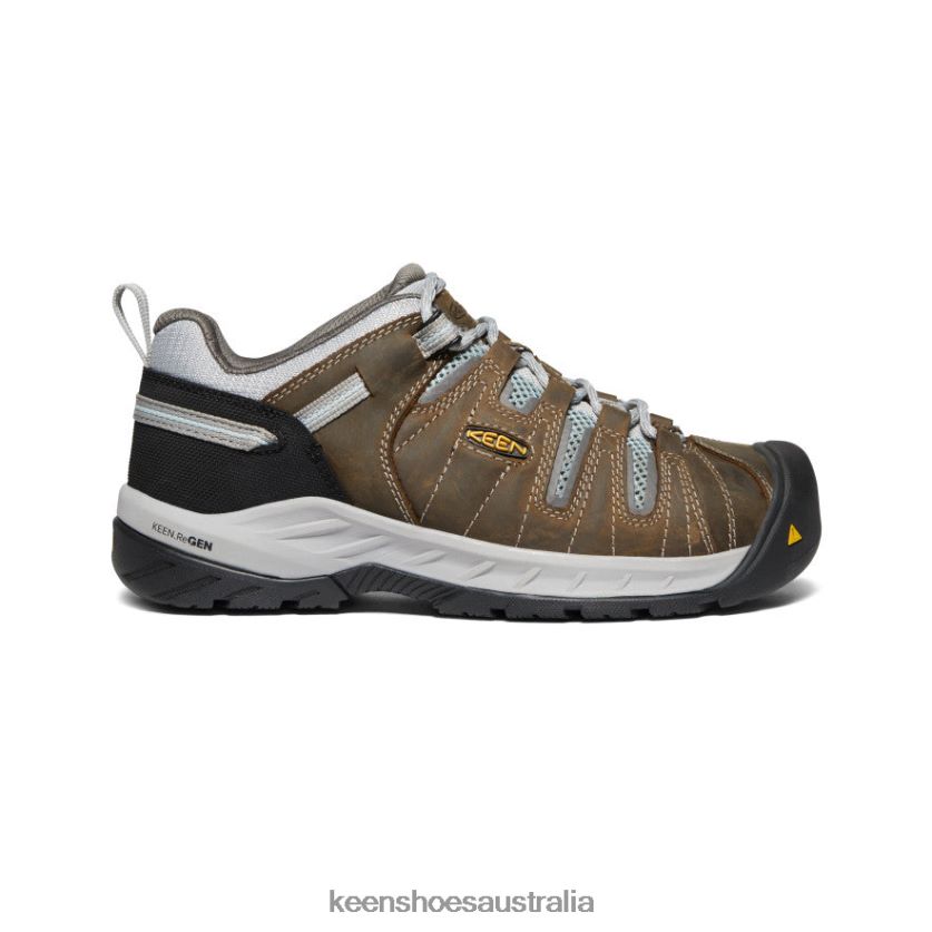 KEEN Footwear TLDLTR635 Cascade Brown/Surf Spray Flint II (Steel Toe) Women